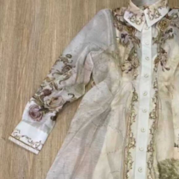 Zimmerman Cream Floral Blouse - Picture 3 of 4